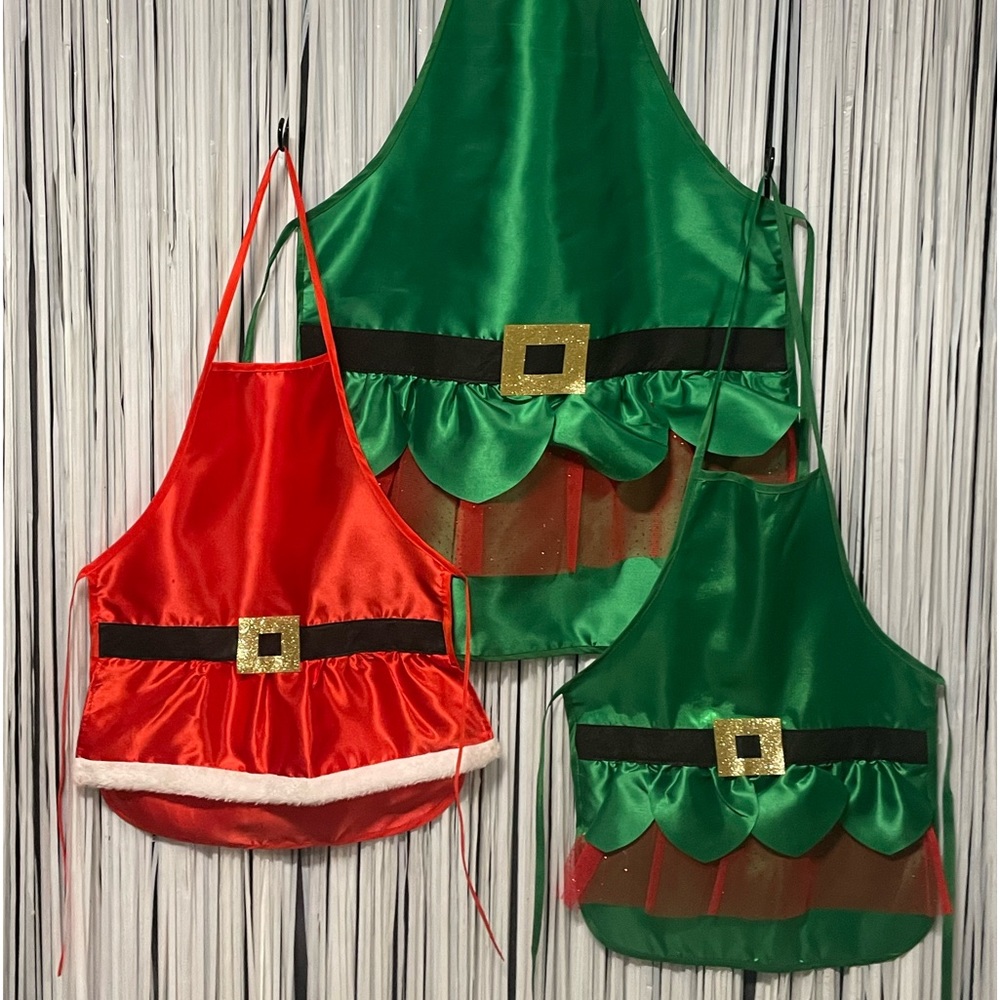 Adult & Child Christmas Apron Bundle